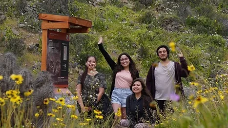 Trekking en el parque nacional llanos de challe