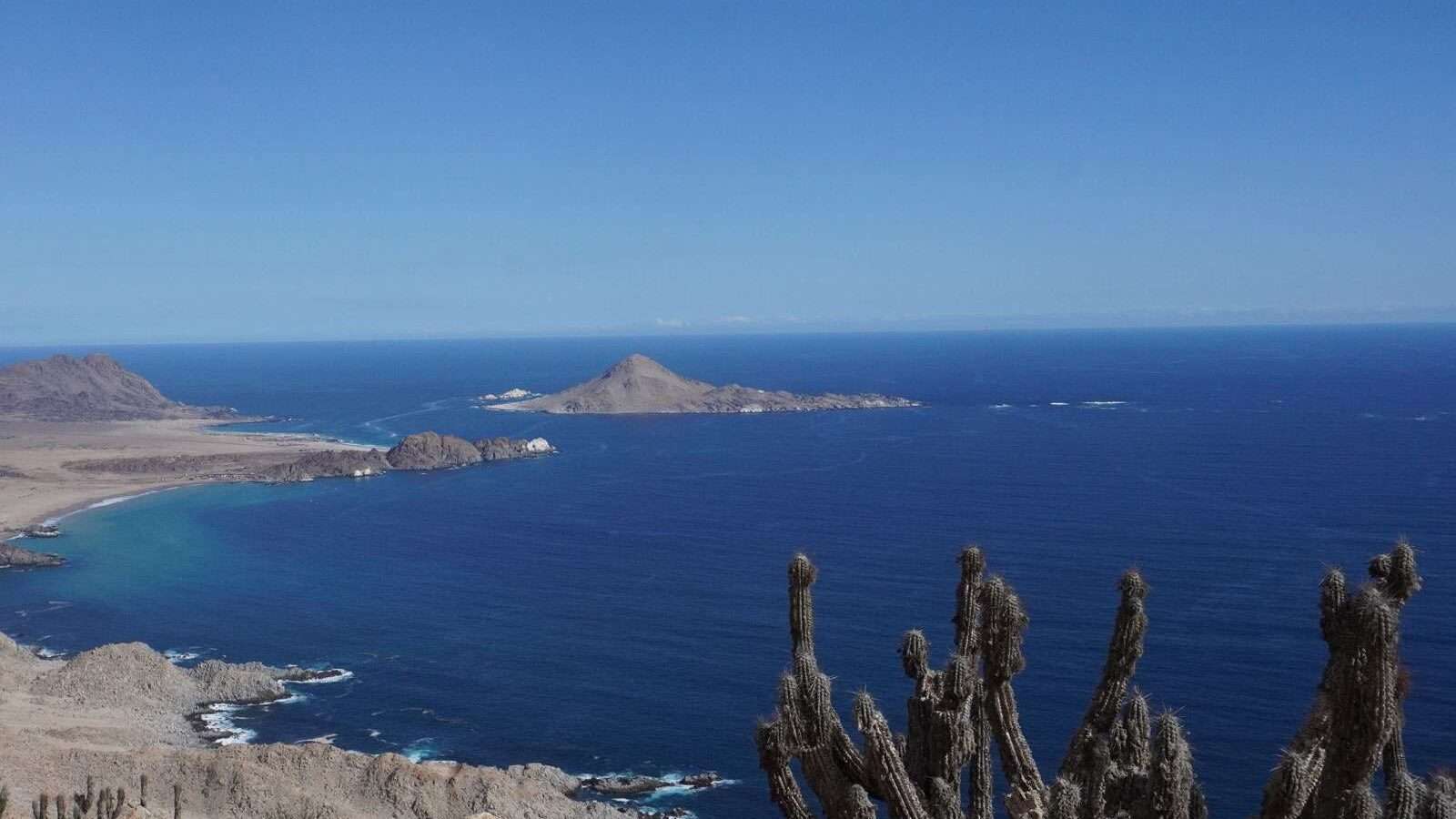 Vista isla Pan de Azucar desde el mirador chico